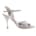A18 Argento Laminato Heel 9 cm